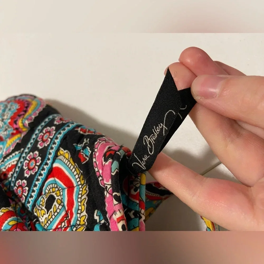 SOLD! Vera Bradley paisley multicolored shoulder purse - Picture 8 of 8